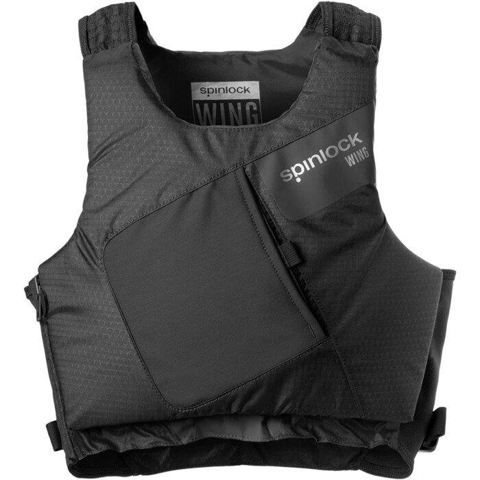 2025 Spinlock Wing Side Zip 50N Buoyancy Aid DWBASB - Black